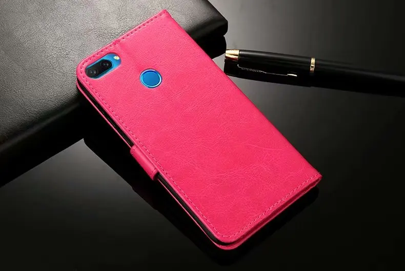 25 шт./лот кожаный чехол бумажник в виде книги Crazy Horse Lines для Samsung A9 2018 A7 A6S star Pro Lite