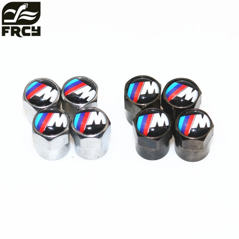 Car M Logo Wheel Tire Valves Tyre Stem Air Caps for BMW X1 X3 X5 3 5 7
