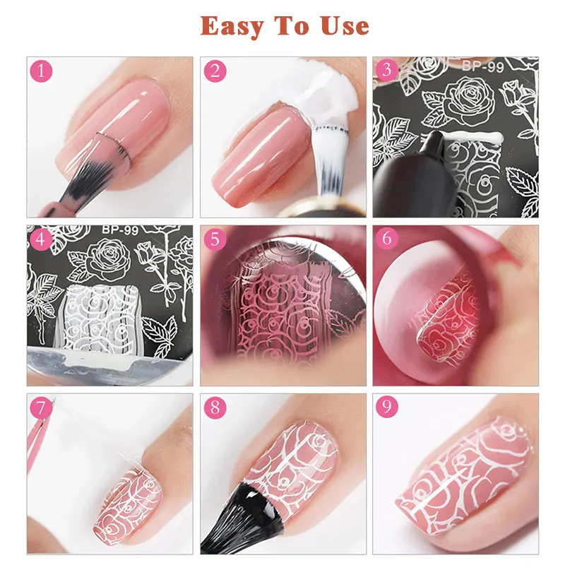 8 ml estampado de uñas Gel esmalte estampado placas Semi permanente Led híbrido barniz DIY estampado UV Gel esmalte pintura UV gel 8 ml estampado de uñas Gel esmalte estampado placas Semi permanente Led híbrido barniz DIY estampado UV Gel esmalte pintura UV gel