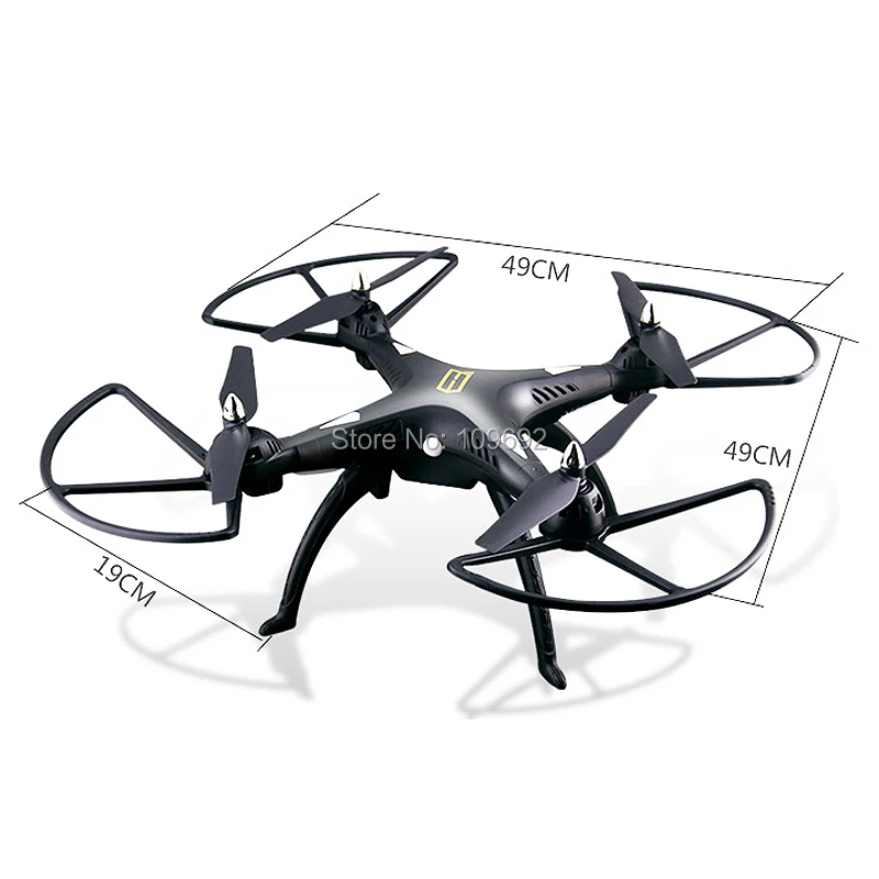  Original H899 RC Quadcopter HuanQi 899 Big Drone HQ899 UAV 2.4G 4CH 6-Axis Helicopter Can Add HD 5M
