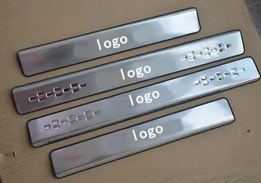 

tainless steel door sill scuff plate strip for 2013 -2015 for dodge journey welcome pedal auto accessories 4pcs