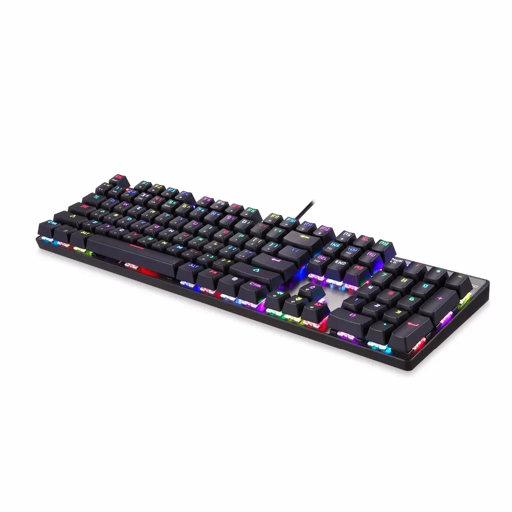 Русская клавиатура Motospeed CK104 Проводная Механическая 104 ключей RGB игровая с