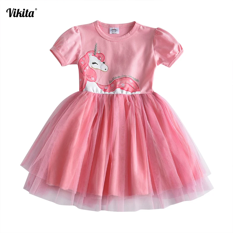 

Girls dress unicorn dresses unicornio roupas infantis menina princess tutu casual vestidos baby kids girls summer clothes SH4570