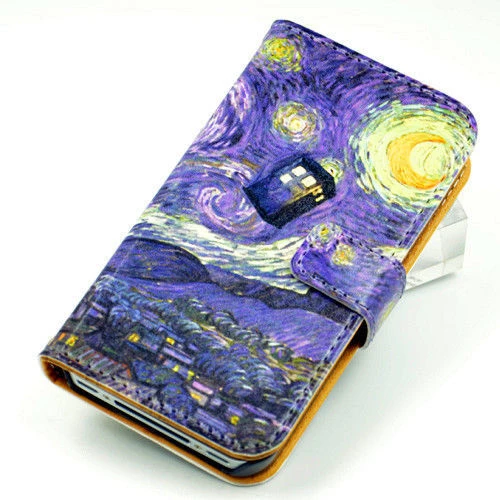 Skin Déco MacBook Air 13″ – Tardis Starry Night – Vinyle – Itsaskin
