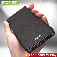 Чехол для Xiaomi Mi Play, силиконовый флип-кейс, кожаный чехол Xiomi, Mofi для Xiaomi Mi Play, чехол Xaomi 360, противоударный чехол из ТПУ