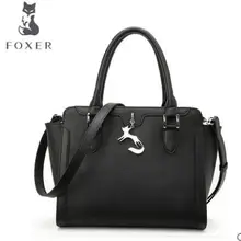 2016 FOXER New Fashion Genuine Leather Handbag Women Shoulder Messenger Bags Shell bags lady handbags Free Shipping
