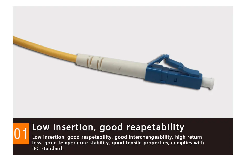 10 шт./пакет LC/UPC-SC/UPC Одномодовый симплексный волоконно-оптический патч-корд 3 м Волоконно-Оптический Коммутационный шнур/перемычка провода