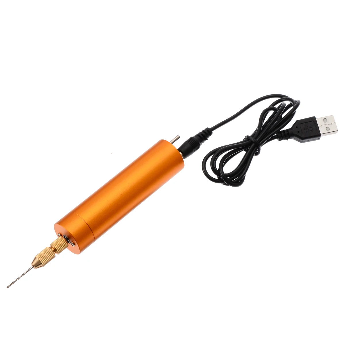 DC 5V Electric Motor Small PCB Hand Drill Press Drilling Compact Set with 10PC Twist Bits Wrench For DIY Woodworking Carving