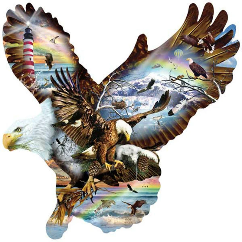 

full diamond embroidery eagle square diy diamond Painting eagle diamond mosaic Needlework diamond picture home decor canvas gift
