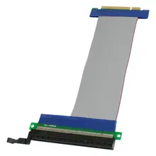 PCI-E 8X до 16X Слот Riser Card Flex Гибкий Кабель-Удлинитель