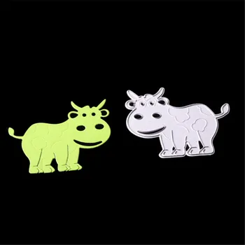 

1pc Cow Metal stenciles For Scrapbooking Stencils DIY Album Cards Decoration Embossing Folder Die Cuts Template Tool