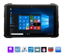 China Windows 10 Pro 10.1 Industrial Rugged Waterproof Tablet PC Phone GPS Android  LTE Fingerprint Reader 2D Barcode Scanner