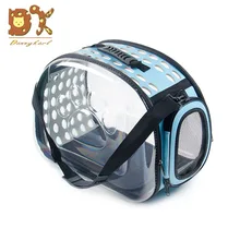 Дорожный Чехол для переноски для домашних животных, удобная переносная сумка для кошек, дышащая сумка для собак, сумка принадлежности для домашних животных, Новые Полностью прозрачные сумки для домашних животных