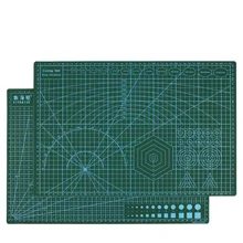 A3 двухсторонний самовосhealing вающийся 5 слоев режущий мат метрический/Императорский 45 см x 30 см стеганая линейка подходит для бумажных карт ткань Cra