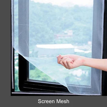 

Anti Mosquito Net Kitchen Window Mesh Screen Curtain Protector Insect Bug Fly Grill Screen Cover Best Price