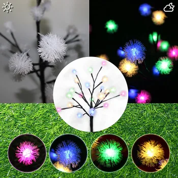 

LED Solar Power Tree Light Garden Outdoor Yard Lawn Landscape Lamp Decor Color Light Solar Outdoor Snowflake Tree Light T9#
