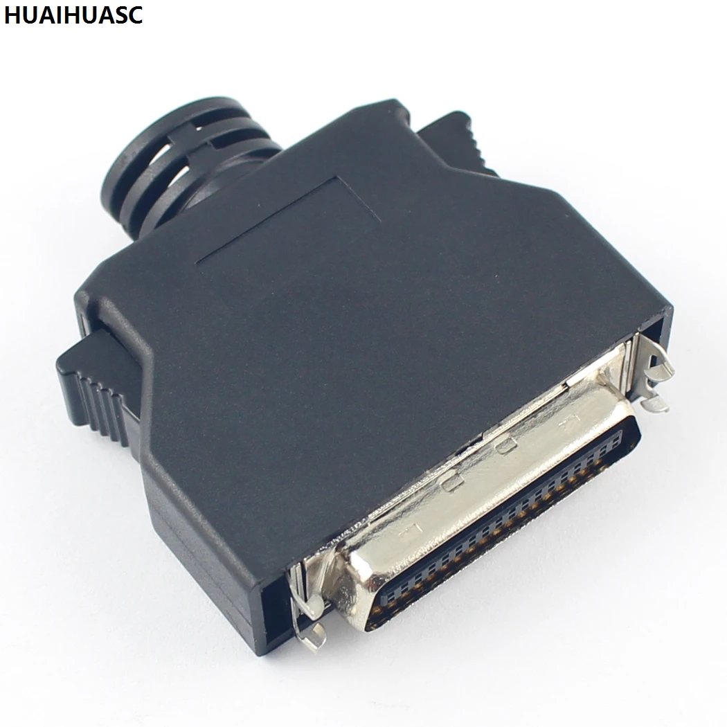 

1Pcs SCSI 36 Pin MDR Male CN Solder Plug Connector Shell Kit shield For Cable Assembly