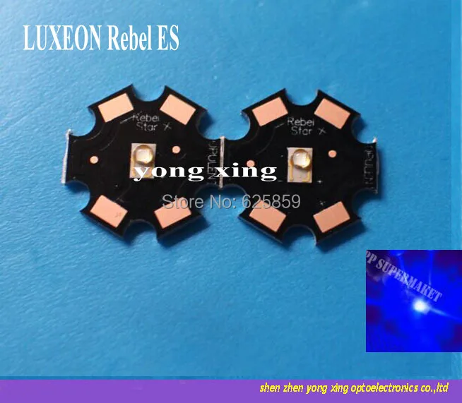 10 шт. 3 Вт LUXEON Rebel ES Королевский синий-нм светодиодный светильник высокой мощности