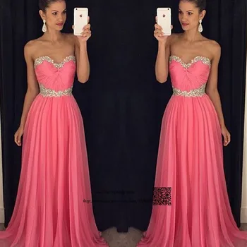 

Vintage Pink Prom Dress 2016 Crystal Evening Dresses Long Vestido de Graduation Sweetheart Zipper Party Dress African Courte