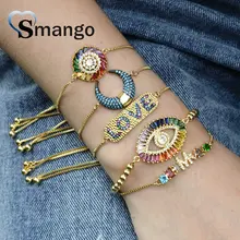 5Pieces 2019 New Arrival! The Rainbow Series, The Eyes Shape Bracelet,4 Colors,Can Wholesale 5Pieces 2019 New Arrival! The Rainbow Series, The Eyes Shape Bracelet,4 Colors,Can Wholesale
