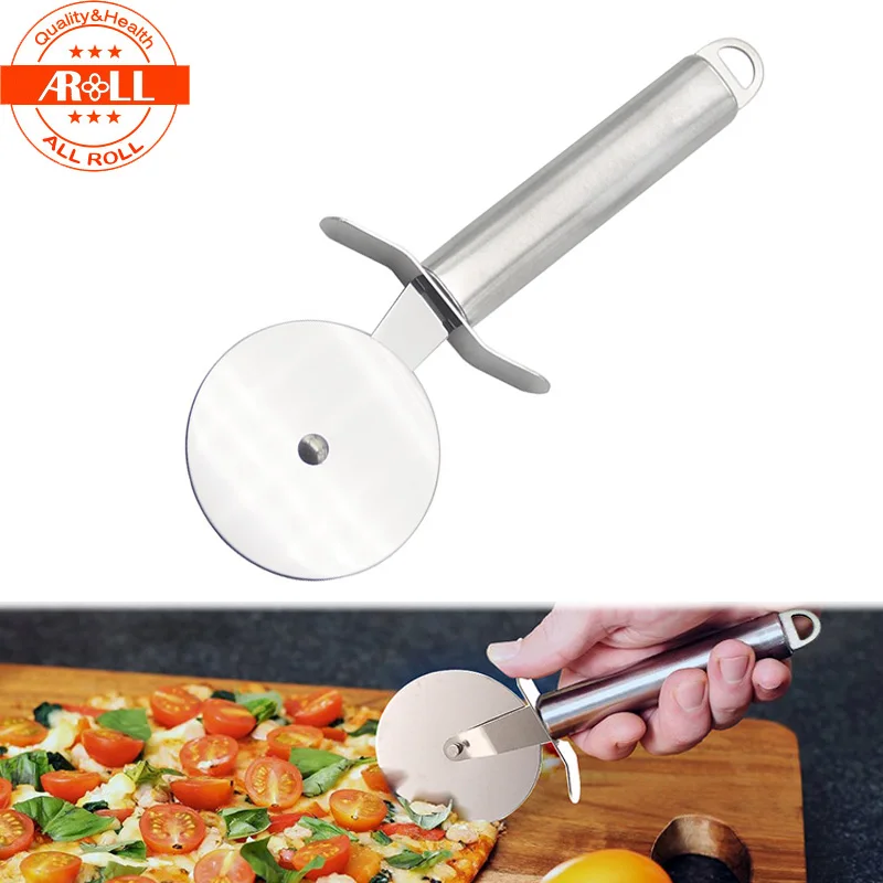 High Quality Stainless Steel Pizza Wheel Cutter Knife Roller Pizza