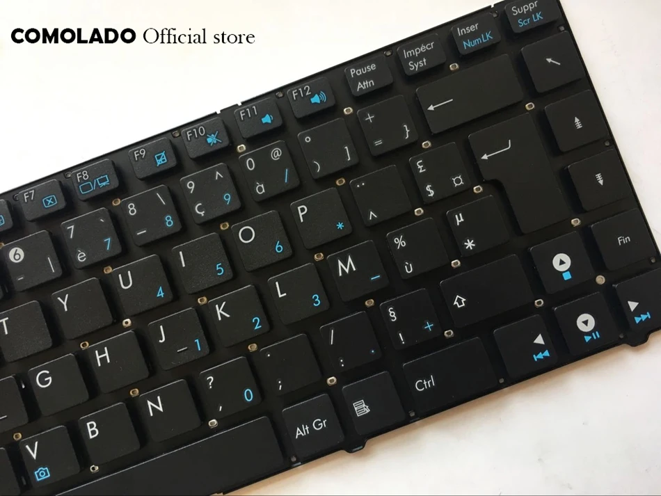 FR French Keyboard For ASUS U36 U36J U36JC U36S U36SG U36R Black Without Frame  Keyboard FR Layout (2)