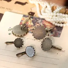 Медное покрытие круглой формы с круглой кромкой листа, проволока, слуховой аппарат, серьги/ювелирные изделия/20 мм