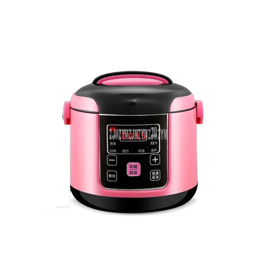 

2L Mini Intelligent Electric Rice Cooker Non-stick Inner Tank 2-4 Person Household Soup Congee Rice Cooking Machine 220V Y-MFB6