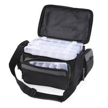 LEO 42*26*17 см Рыболовная Сумка Многофункциональная уличная Рыболовная Снасть сумка пакет Оксфорд рыболовное хранение для катушки и приманки сумка через плечо