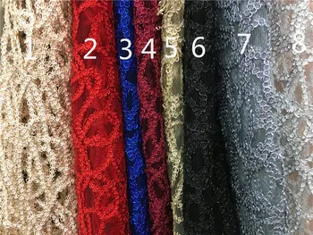 

good selling YG-503 french net lace fabric pretty Tulle net lace fabric for wedding dress with pretty flower