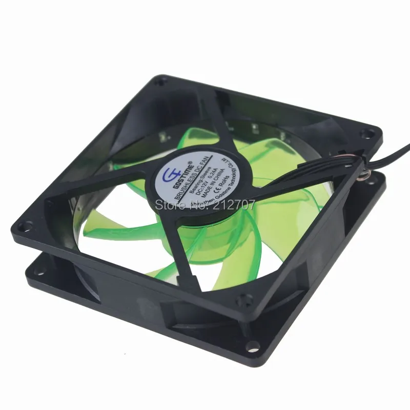 92mm led fan green 8