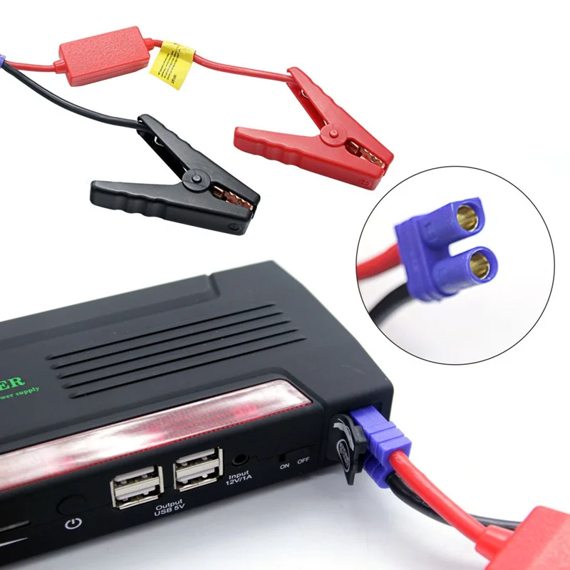 HCOOL Car Jump Starter 12V 600A Peak 20000mAh Portable Auto Battery Booster Power Pack Phone Power Bank Smart Charging Ports