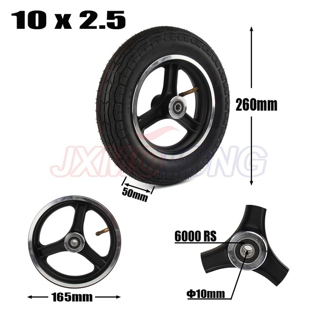 US $10.60 High quality SPEEDWAY 10*2.5 inch wheel hub electric scooter Inner tube outer tube Explosion-proof 