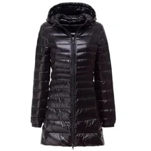 Women Ultra Light Down Jacket Autumn Winter Warm White Duck Down Parkas