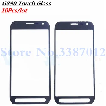 

10pcs/lot Touchscreen Panel Replacement For Samsung Galaxy S6 Active G890 Front LCD Outer Glass Lens Cover With Logo