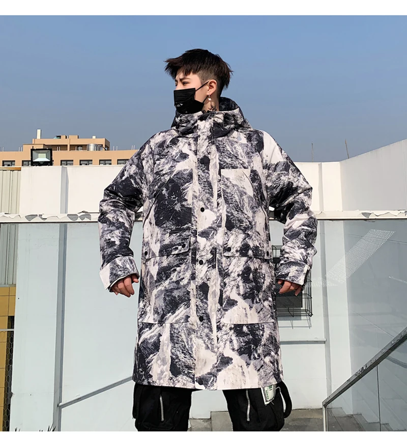 Patchwork Oversize Windbreaker Pullover Jackets Male Coats Vintage Varsity Jacket Men  (7)