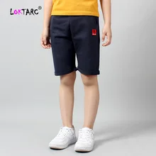 LOKTARC летние хлопковые детские шорты для мальчиков и девочек свободные длиной до колена короткие спортивные штаны пляжная одежда малышей брюки дети
