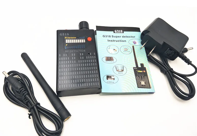 Super G318 portable Anti-Spy Amplification signal detector spy bug wireless Detector WIFI finder