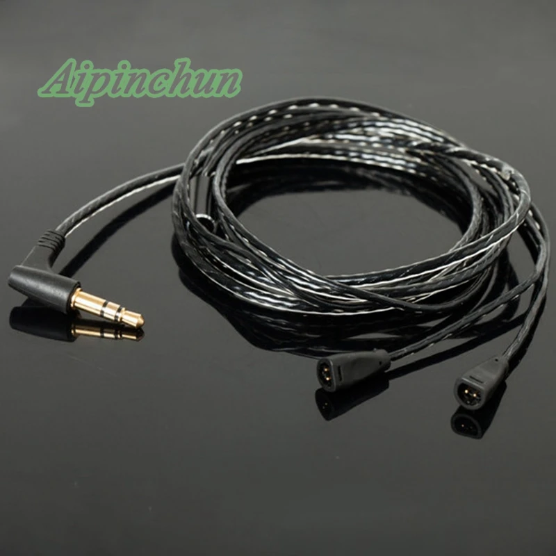 Aipinchun 3.5mm 3 Pole Bending Jack Earphone Cable Replacement
