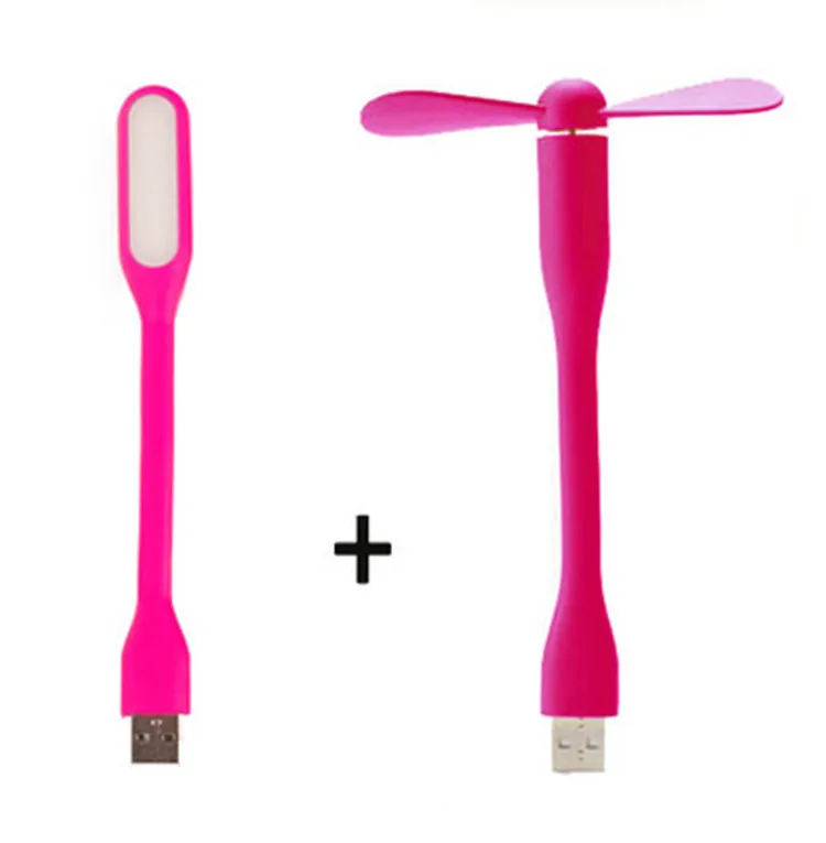 2016 NEW USB Fan Flexible Portable Mini Fan and USB Nightlight LED