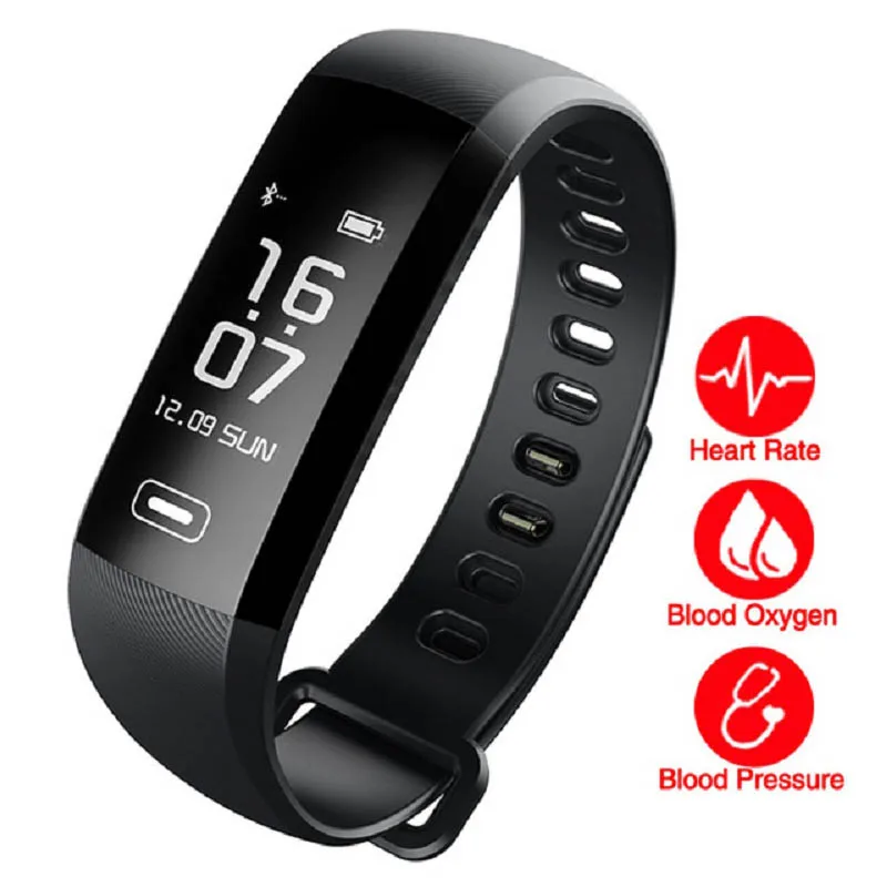 HEINO R5 PRO Smart Wrist Band Heart Rate Monitor Blood Pressure Oxygen