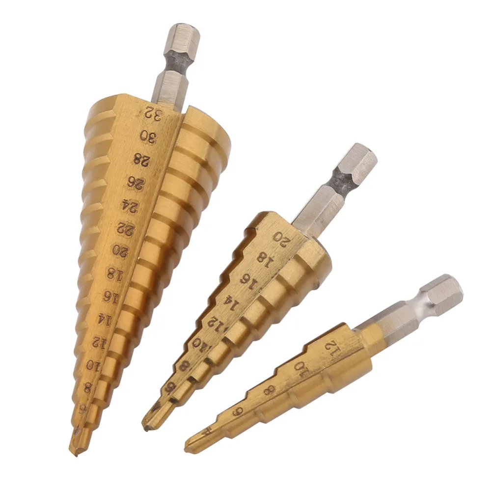 Neiko step drill. Степ бит. Сверла ступенчатые step dril. Ступенчатое долото. Сверло под 1/8.