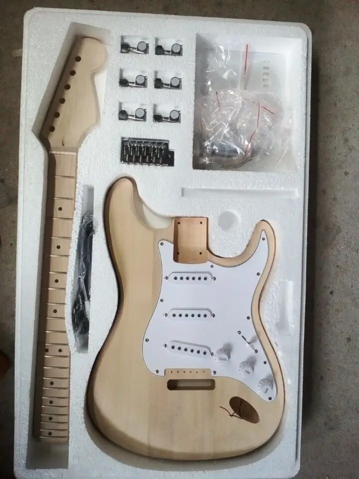

Factory sell ST guitar kits including all the parts foam packing