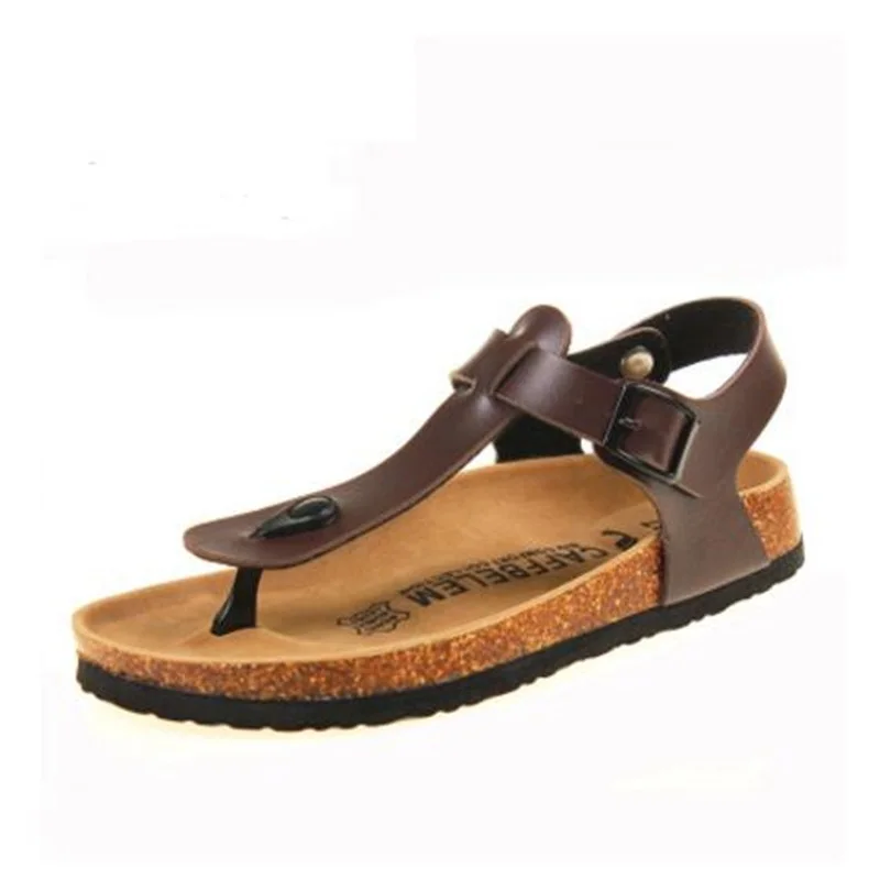 Hombres Corcho Sandalias Moda Slipper Nuevo 2017 Patchwork 35 Verano 43 OnN80PZwkX