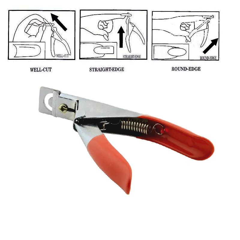 

Nail Art for Edge Cutter Well-Cut straight Round Edg UV Acrylic False Nail Clipper Tip Manicure Tool Nail Cuticle Nipper Clipper