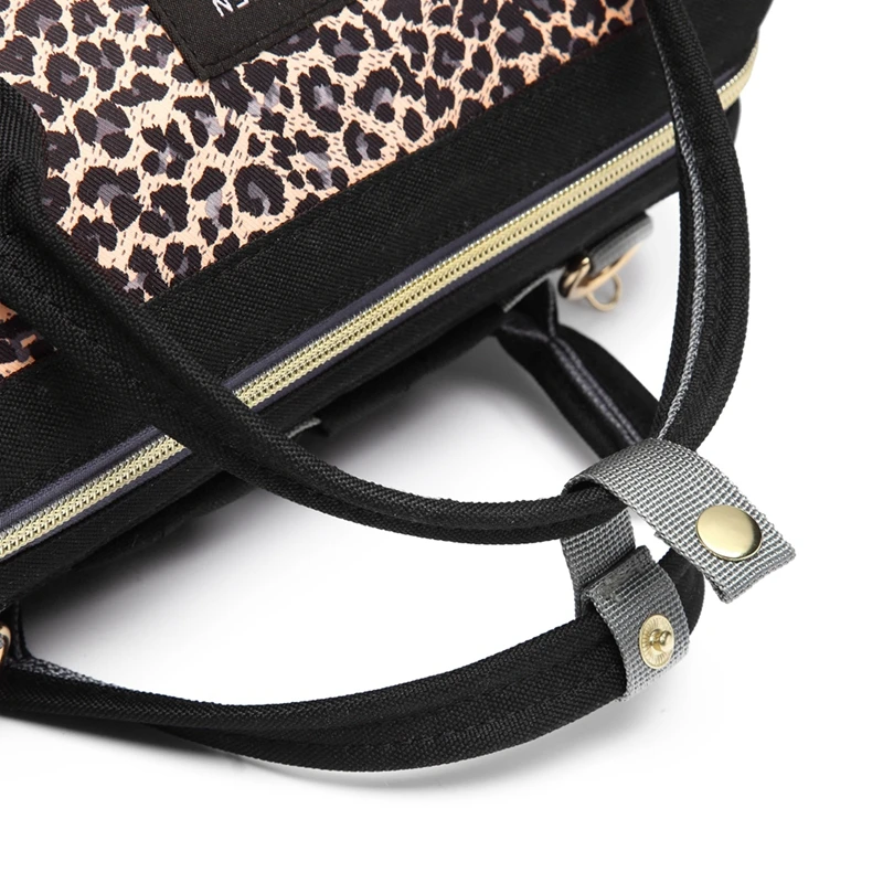 Модные леопардовые Мумия подгузник для беременных мешок большой кормящих мешок Baby Care подгузник рюкзак туристический рюкзак дизайнер
