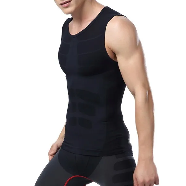 Новое поступление, новые мужские компрессионные рубашки без рукавов, тугие рубашки для фитнеса, базовый слой, топы, размер M, L, XL