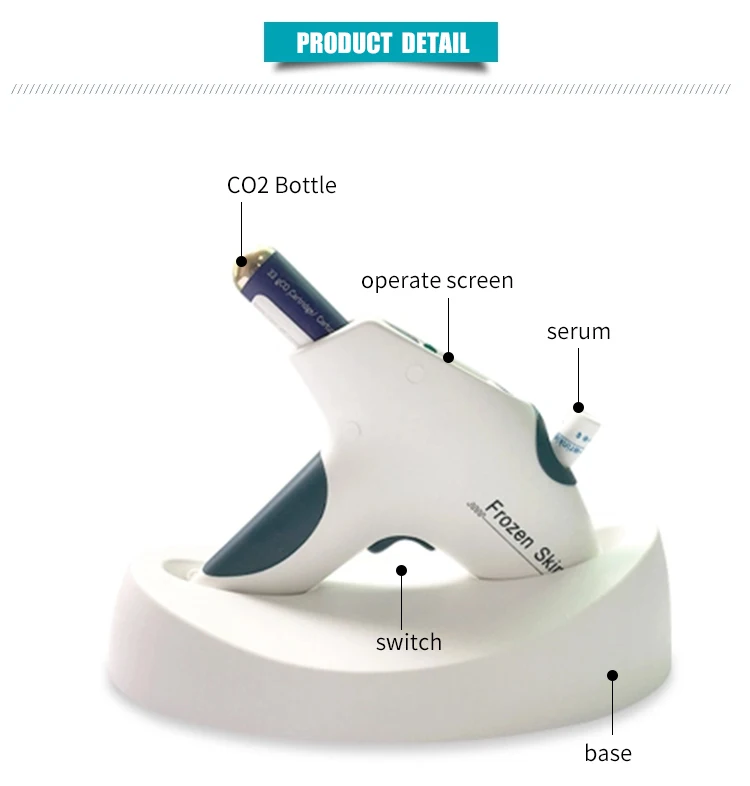 Пистолет для Лифтинга Кожи Cryo cool Co2 лифтинг против старения сыворотка замороженный пистолет инжектор мезо пистолет уход за кожей лица машина