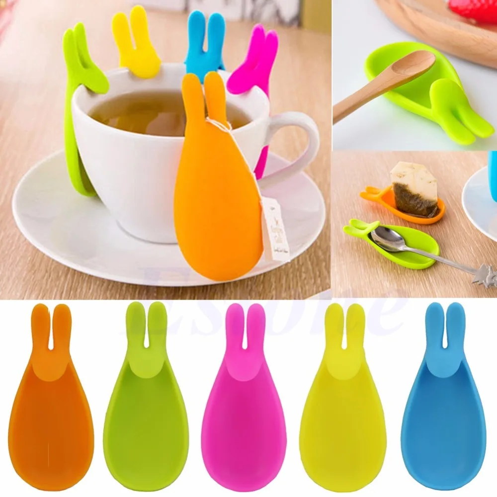 

Silicone Rabbit Tea Infuser Tea Bag Holder Cup Mug Leaf Strainer Spice Filter