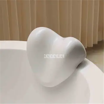 

MYD-18169 Universal Heart-shaped Bathtub Pillow Household Bathroom Soft Texture Comfortable Bath Pillow White/Pink Hot Selling
